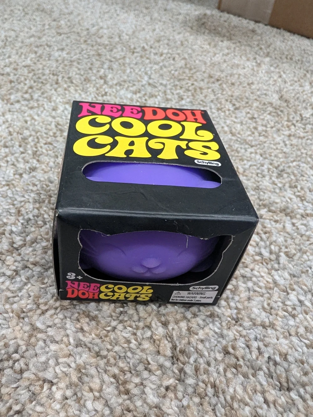 Needoh Cool Cats Purple Cat Squishy